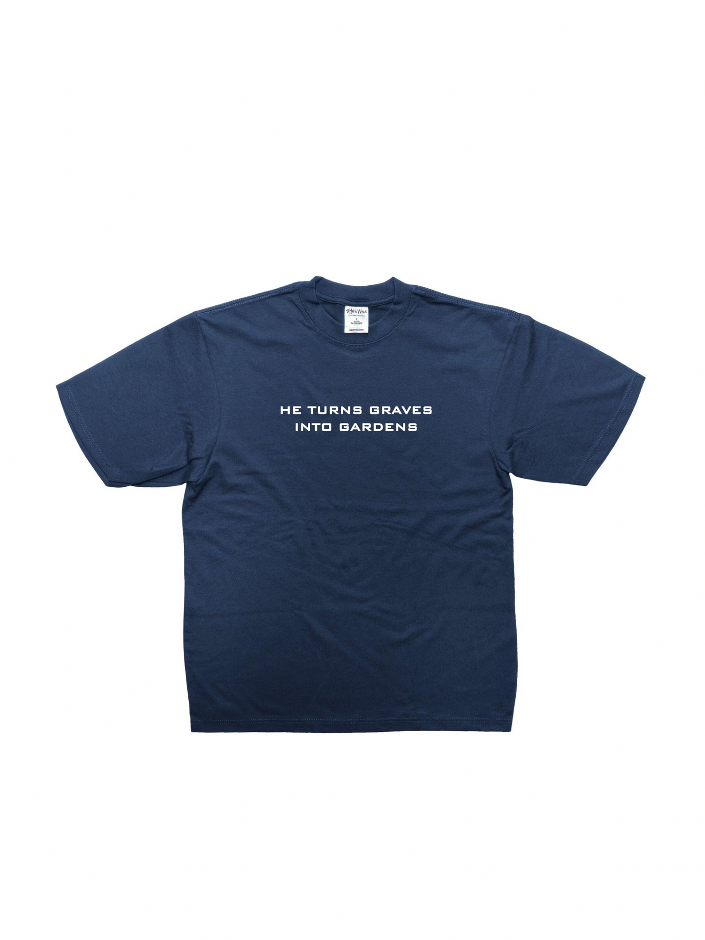 He Turns Graves Into Gardens Oversized Heavyweight T-shirt