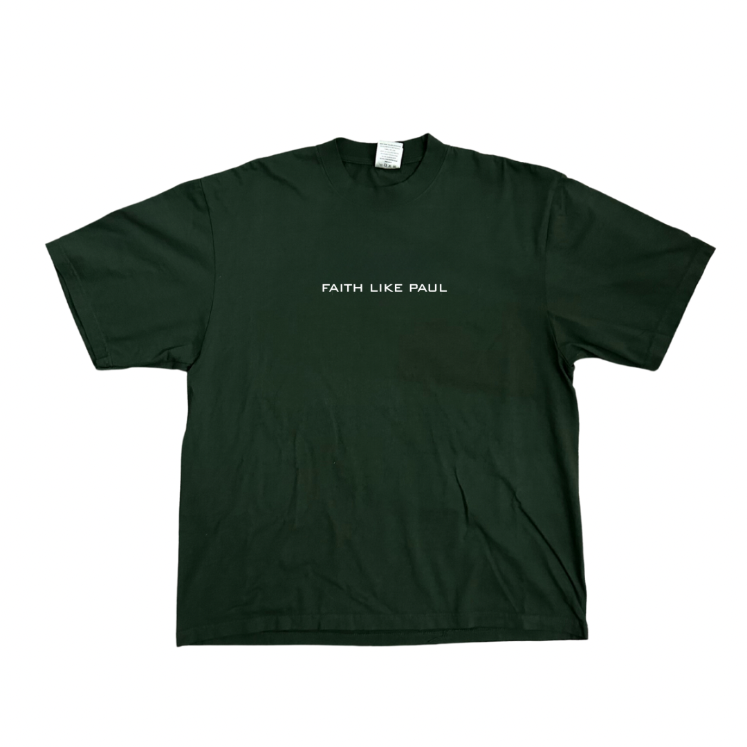 FAITH LIKE PAUL Oversized Heavyweight T-shirt