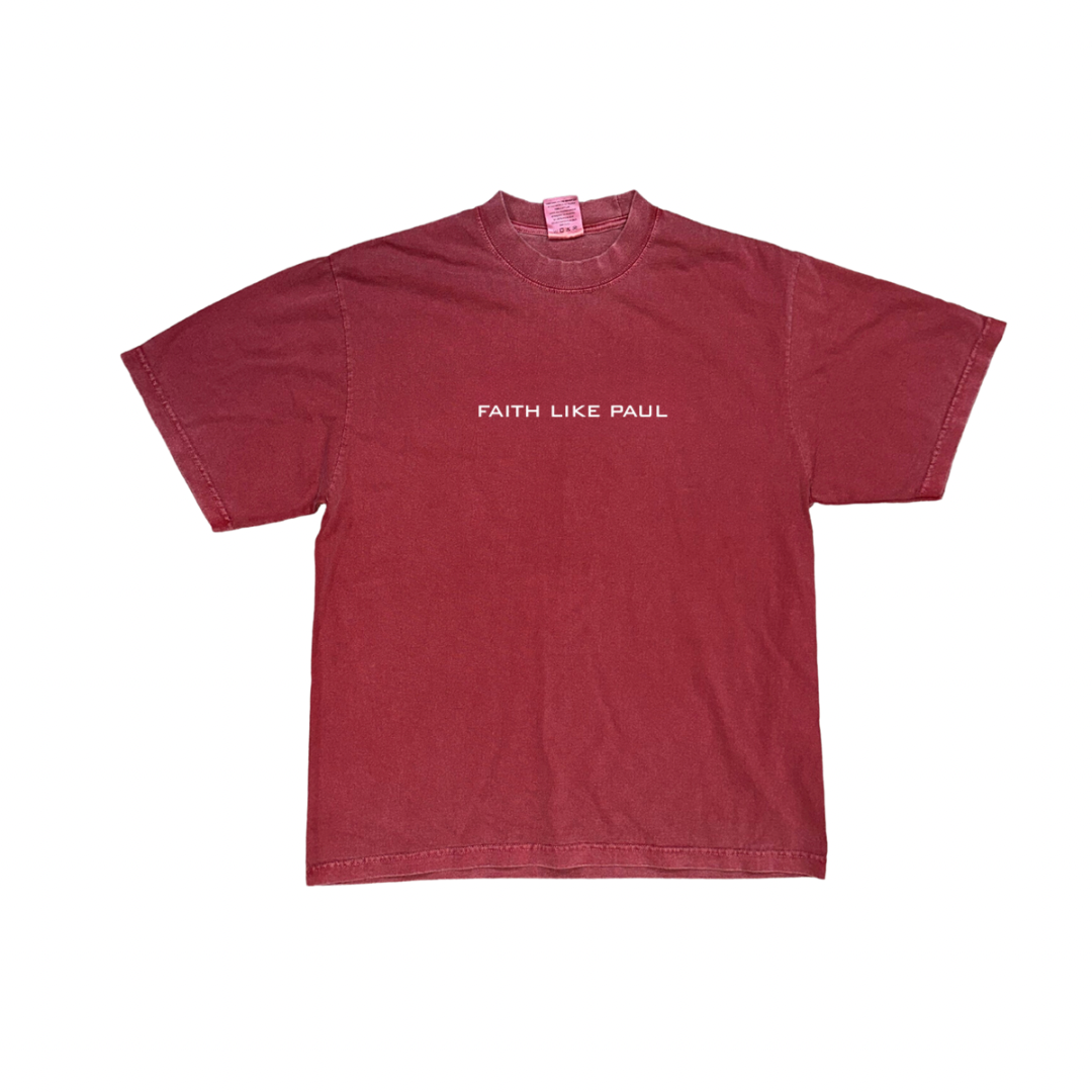 FAITH LIKE PAUL Oversized Heavyweight T-shirt