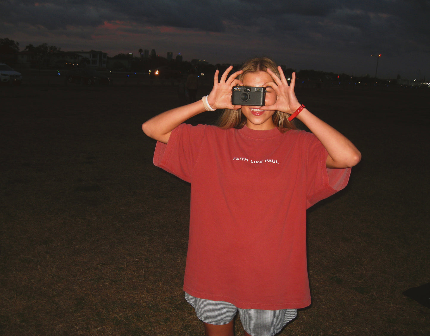 FAITH LIKE PAUL Oversized Heavyweight T-shirt