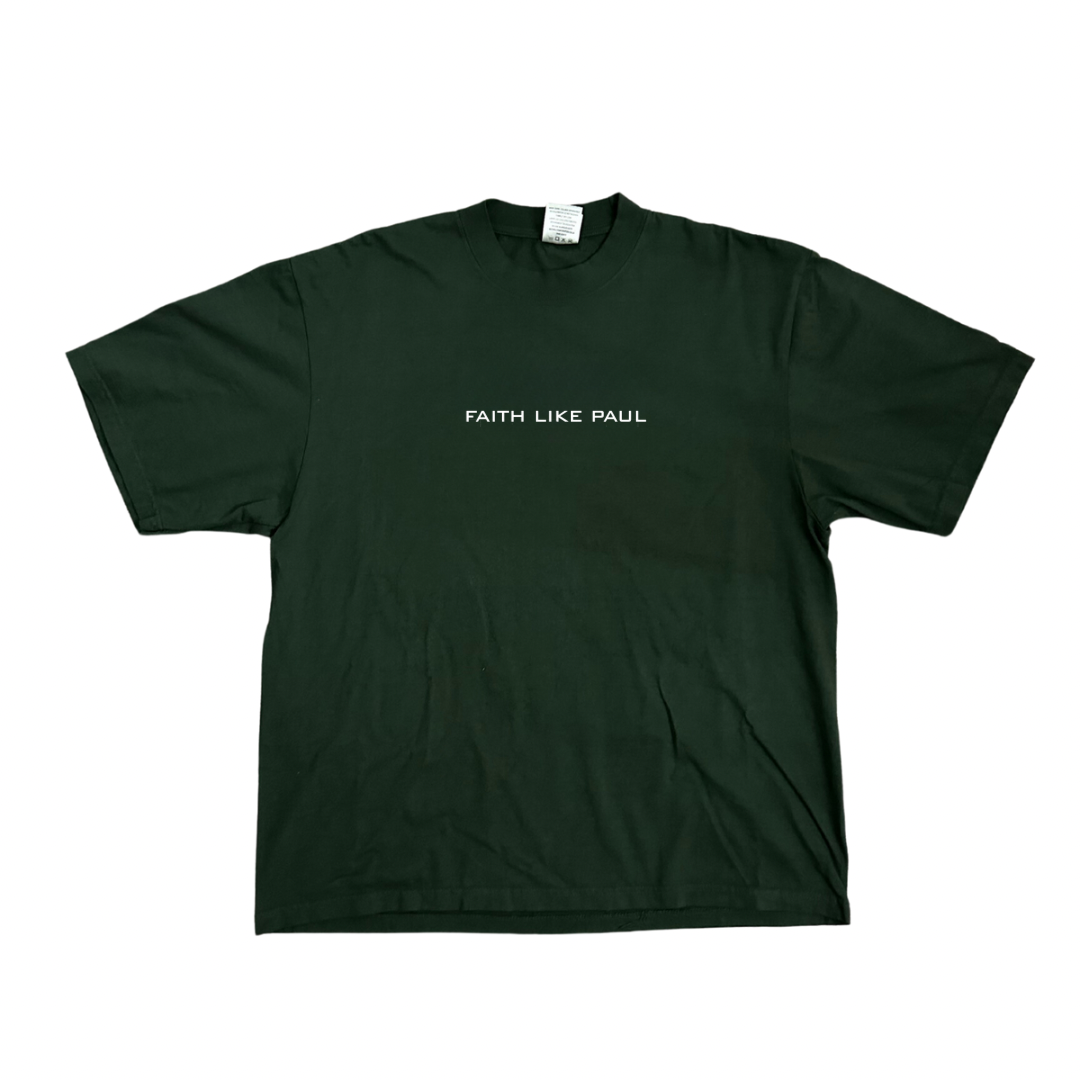 FAITH LIKE PAUL Heavyweight Oversized T-shirt