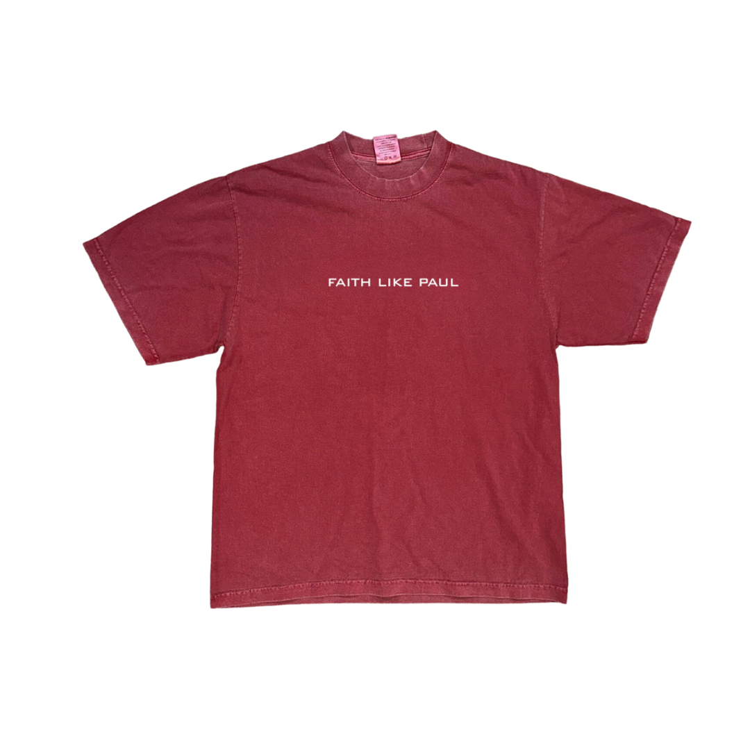 FAITH LIKE PAUL Heavyweight Oversized T-shirt